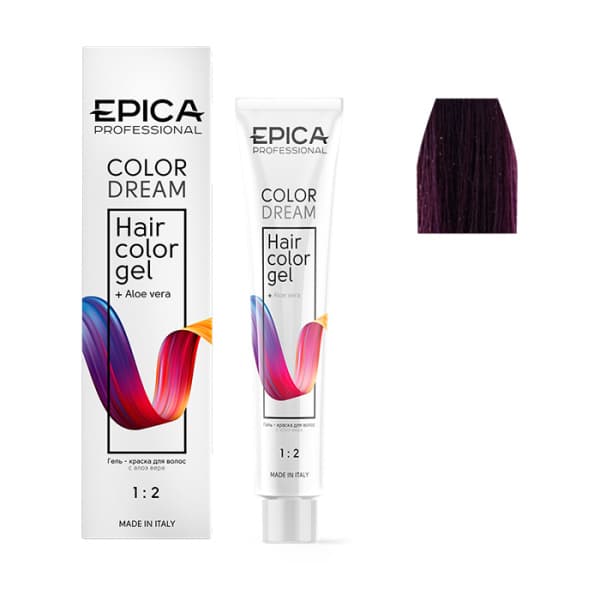 Гель-краска 6.22 COLORDREAM темно-русый фиолетовый интенсивный, 100 мл