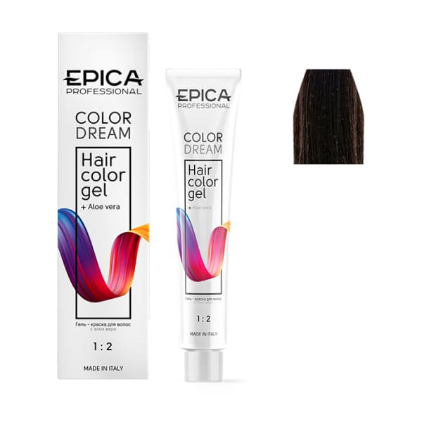 Гель-краска 5.71 COLORDREAM светлый шатен шоколадно-пепельный, 100 мл