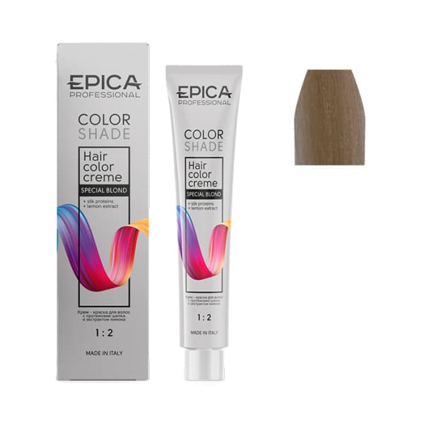 Крем-краска 1210 COLORSHADE специальный блонд пепельный, 100 мл