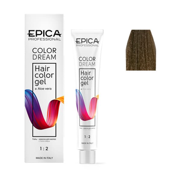 Гель-краска 8.71 COLORDREAM светло-русый шоколадно-пепельный, 100 мл